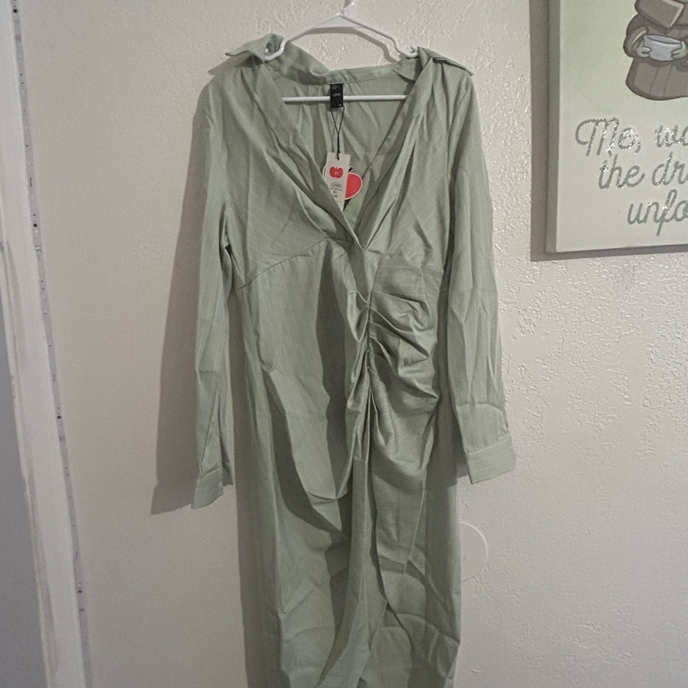 Cider Sage Green Dress